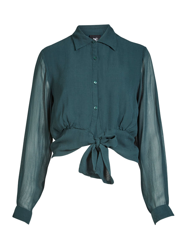 NÜ BILLIE skjorte Skjorter 355 Petrol green mix