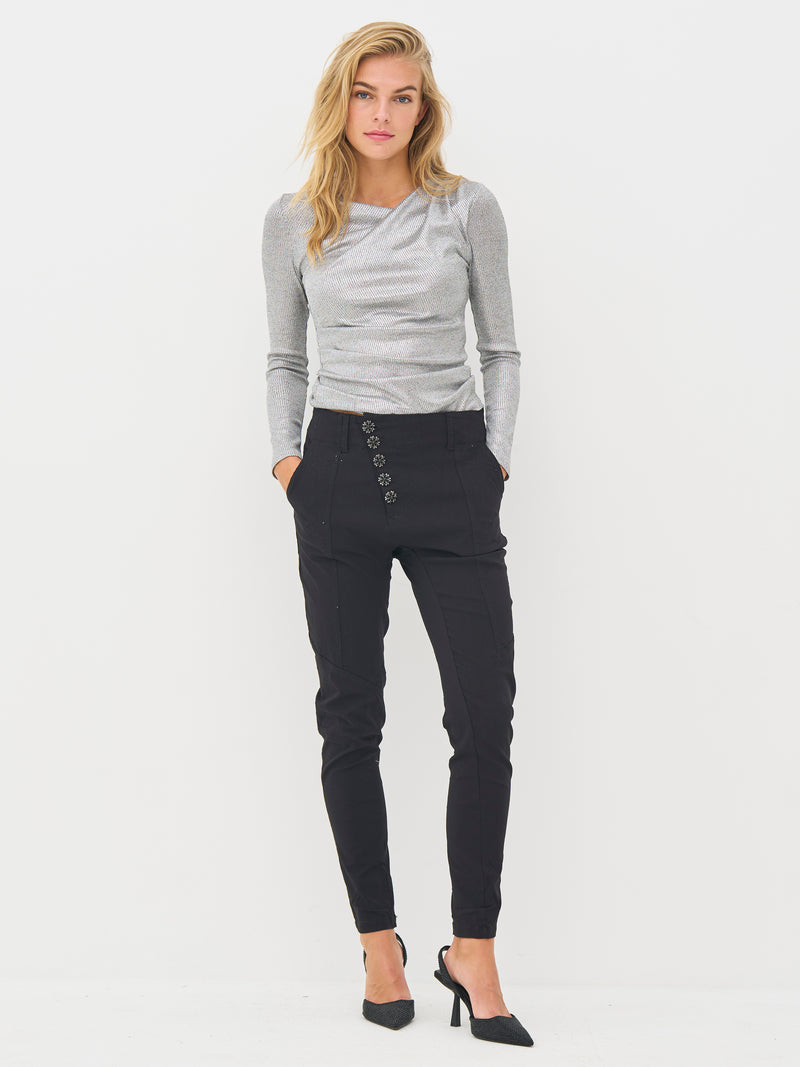 NÜ BIRKE blouse Bluser 989 iron grey