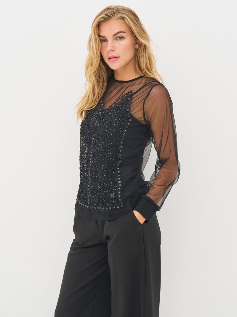NÜ BITTEN bluse Bluser Sort