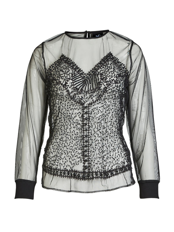 NÜ BITTEN bluse Bluser Sort