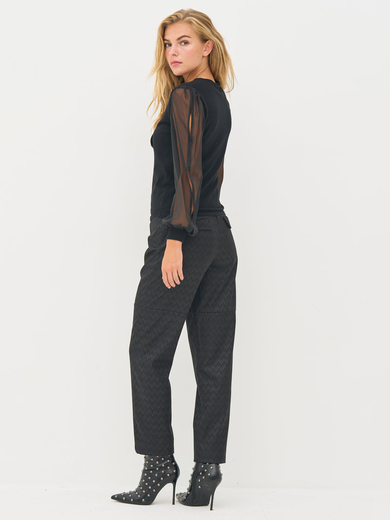 NÜ BLAKE bluse Strik Sort