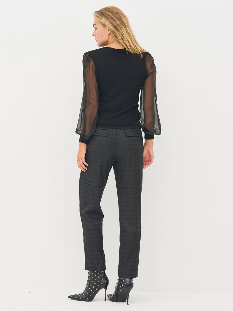 NÜ BLAKE bluse Strik Sort