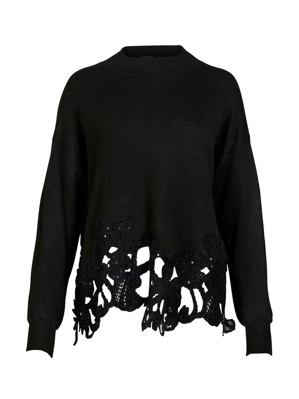 NÜ BOBBI strikponcho Strik Sort