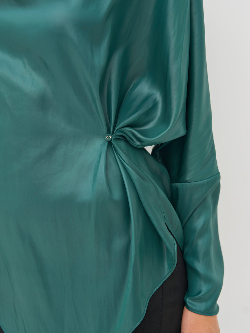 NÜ BOEL bluse Bluser 355 Petrol green
