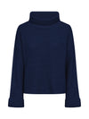 NÜ Bano Blouse knit Strik 476 Navy