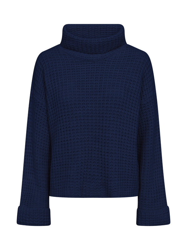 NÜ Bano Blouse knit Strik 476 Navy