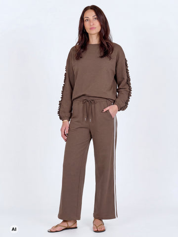 NÜ CAMILLE Bluse Bluser 289 Brown Mix