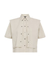NÜ CANSU Bolero jakke Bluser 112 Bone
