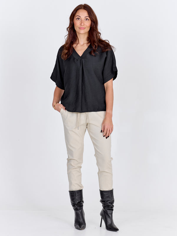 NÜ CARMEN plain bukser Bukser 125 Seasand