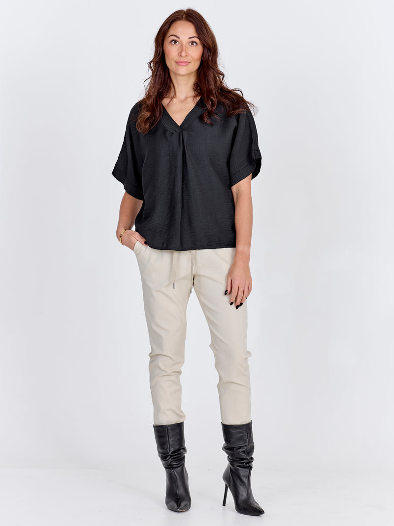 NÜ CARMEN plain bukser Bukser 125 Seasand