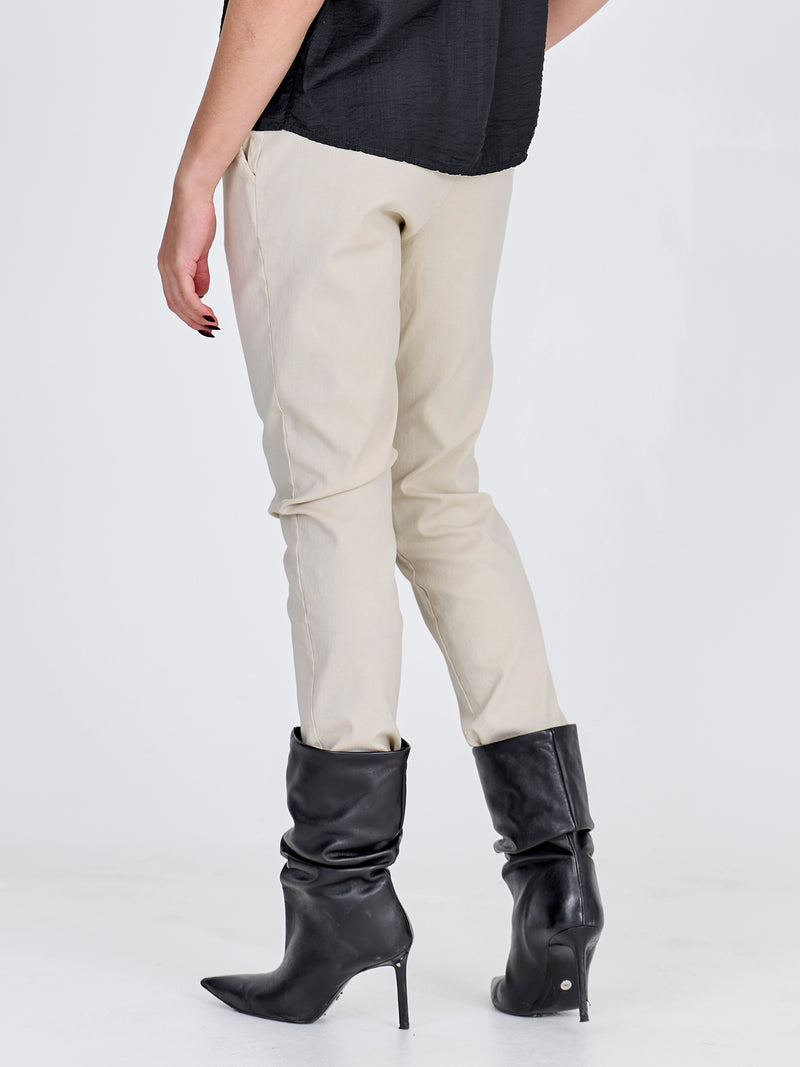 NÜ CARMEN plain bukser Bukser 125 Seasand