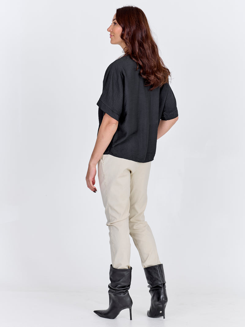 NÜ CARMEN plain bukser Bukser 125 Seasand