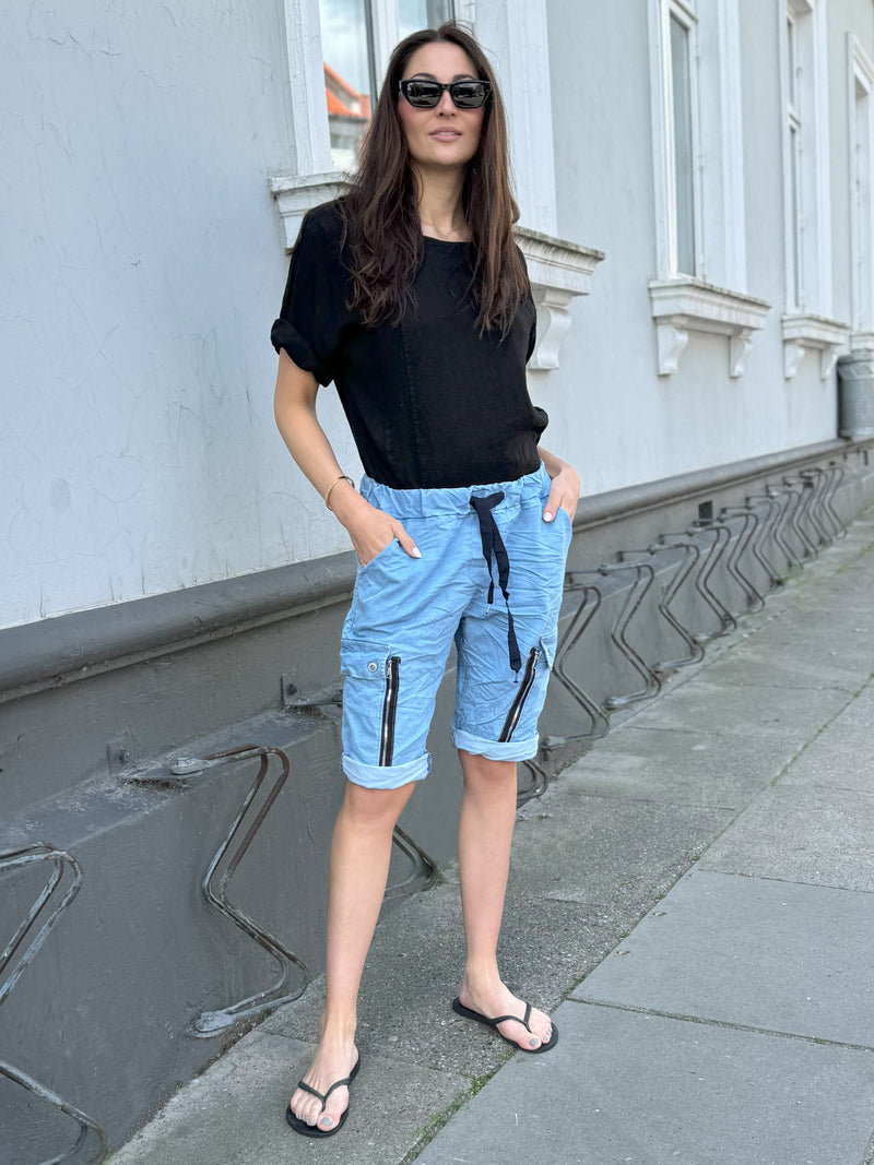 NÜ CARMEN shorts Shorts 484 Light denim blue