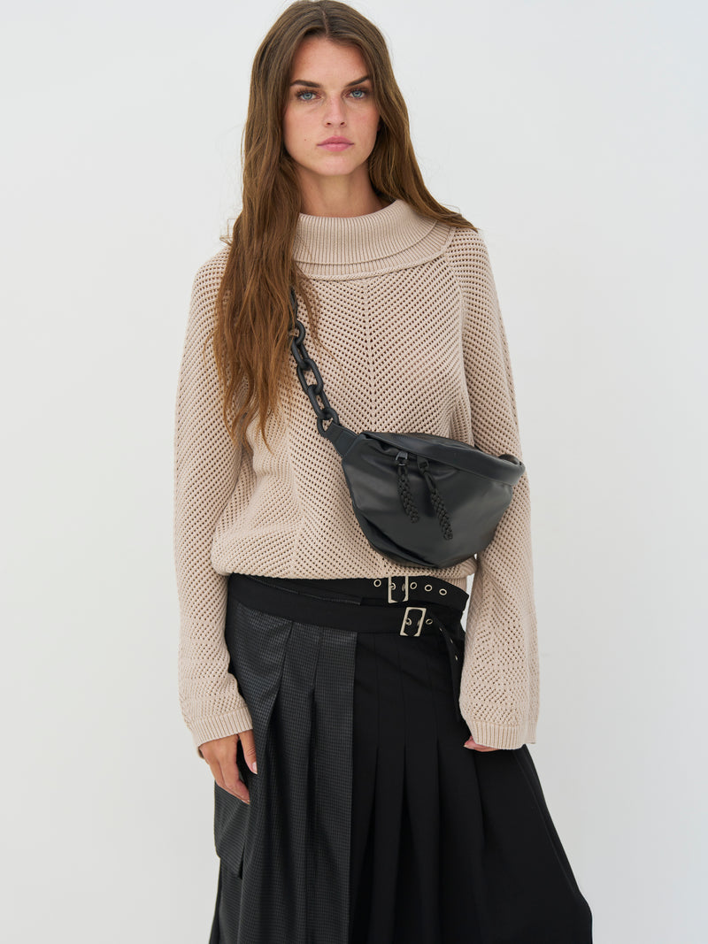 NÜ CELINDA Bæltetaske Accessories Sort