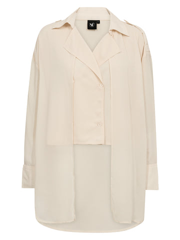 NÜ CELSA Shirt Skjorter 112 Bone