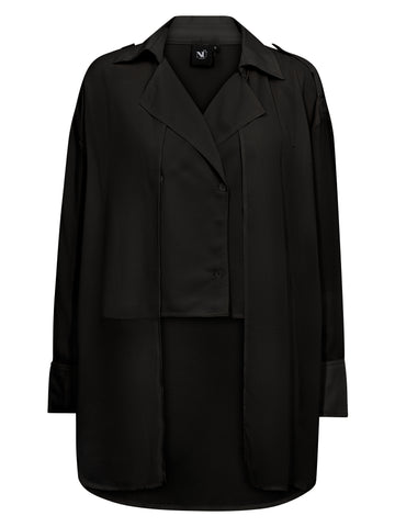 NÜ CELSA Shirt Skjorter Sort