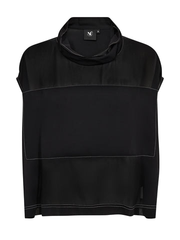 NÜ CELSA Top Toppe og t-shirts Sort