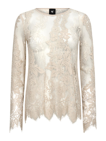 NÜ Essie Blonde Bluse Bluser 112 Bone