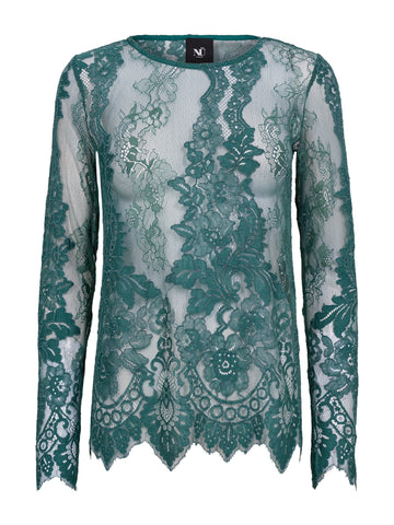 NÜ CHARLOTTE Top Toppe og t-shirts 465 Petrol