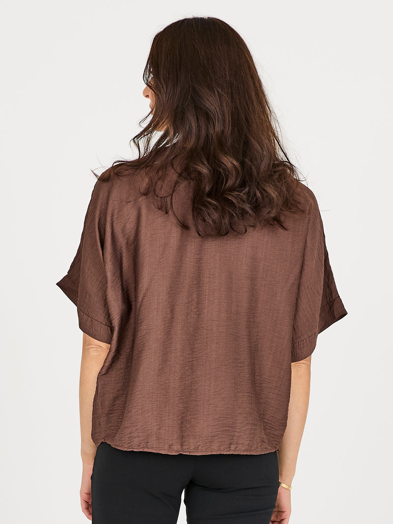 NÜ CINDA blouse Toppe og t-shirts 289 Brown