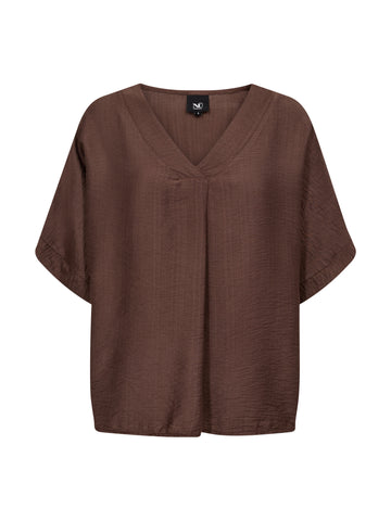 NÜ CINDA blouse Toppe og t-shirts 289 Brown