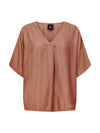 NÜ CINDA blouse Toppe og t-shirts 590 Marsala