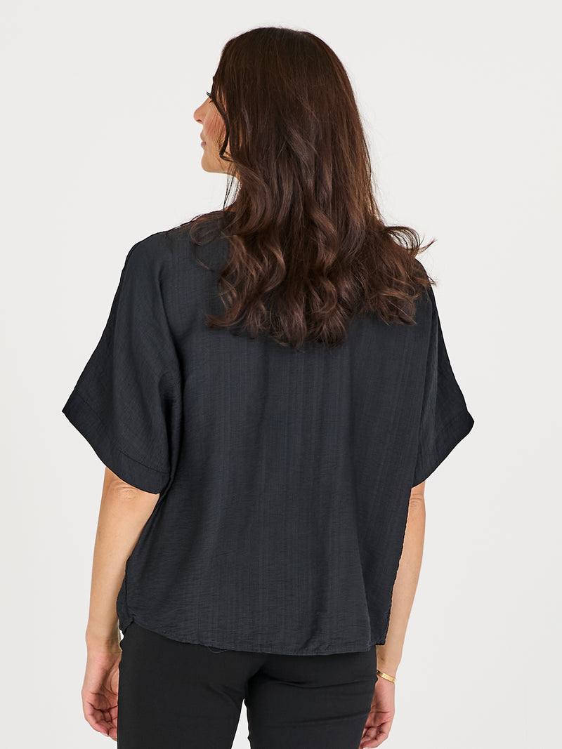NÜ CINDA blouse Toppe og t-shirts Sort