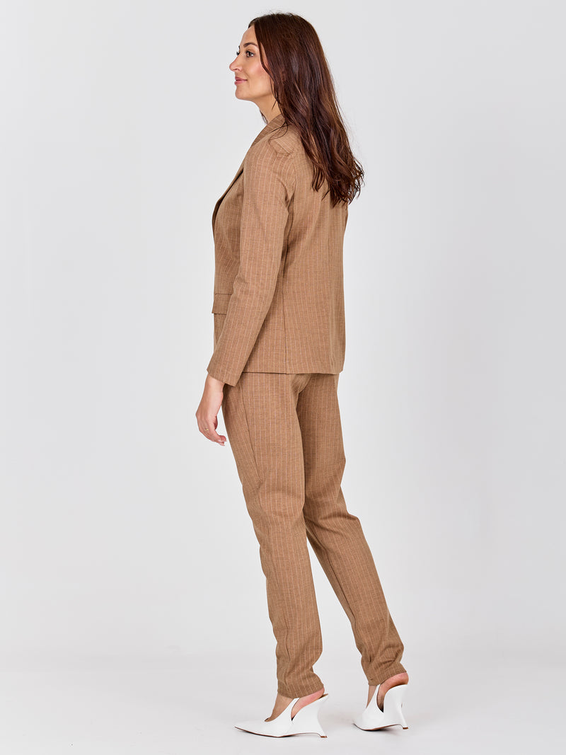 NÜ COMMY trousers Bukser 294 Dark Earth mix