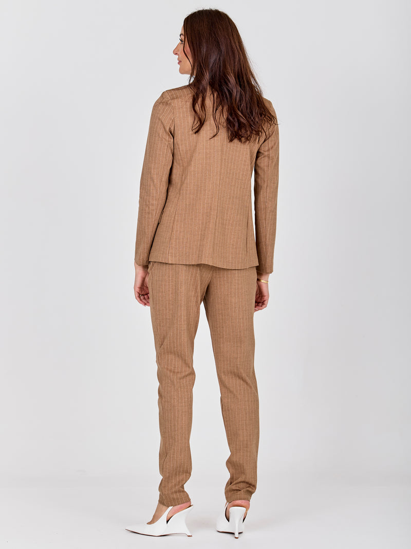 NÜ COMMY trousers Bukser 294 Dark Earth mix