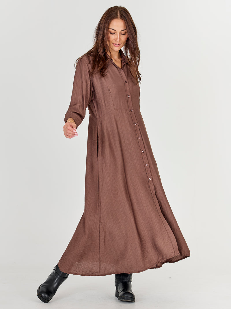 NÜ Caitlin Tunic Dress Kjoler 289 Brown