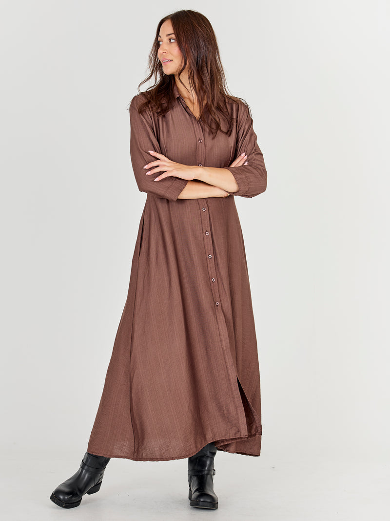 NÜ Caitlin Tunic Dress Kjoler 289 Brown