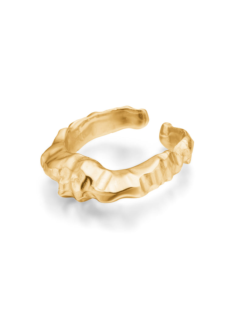 NÜ Cave No. 7 Ring Smykker 011 Gold