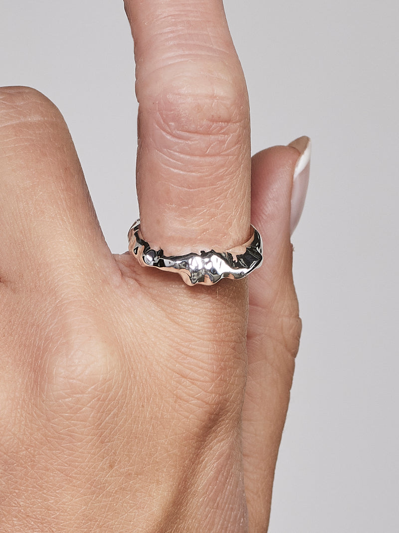 NÜ Cave No. 7 Ring Smykker 022 Silver