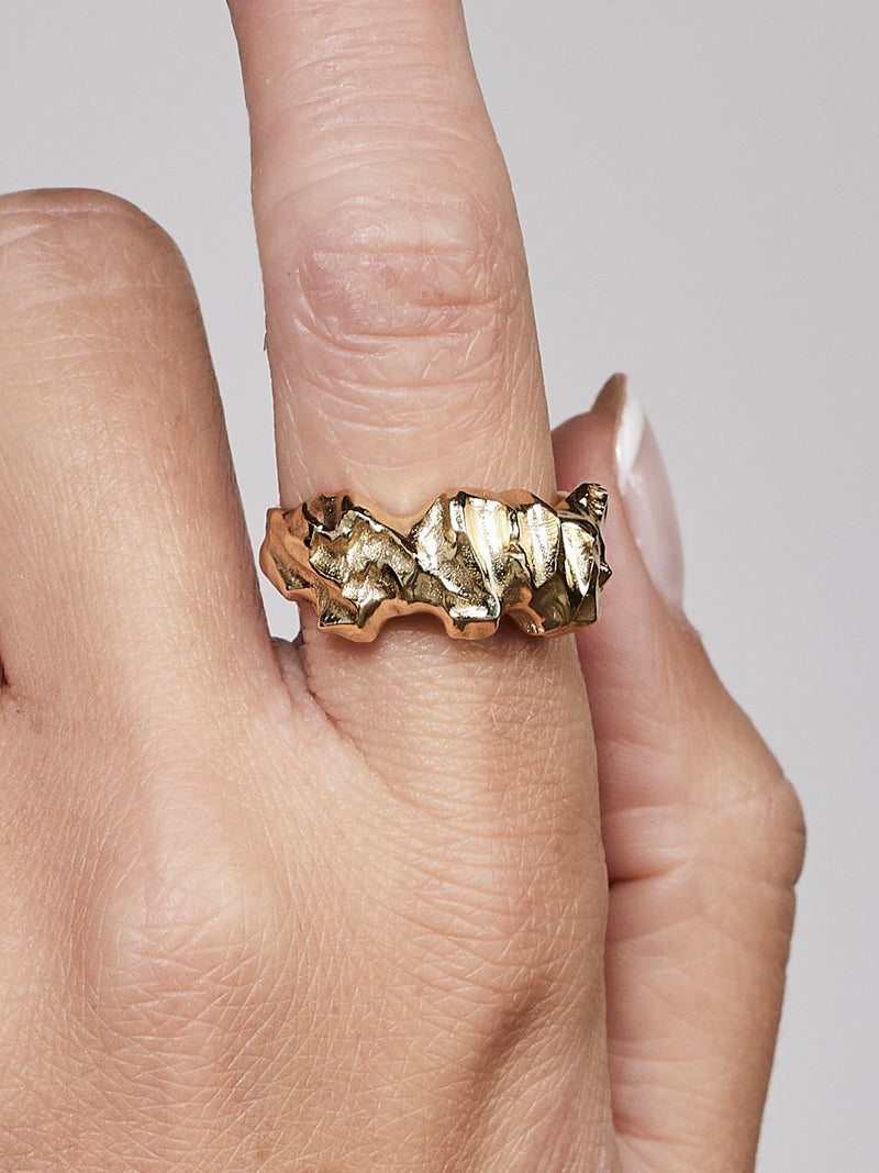 NÜ Cave nr. 8 Ring Smykker 011 Gold