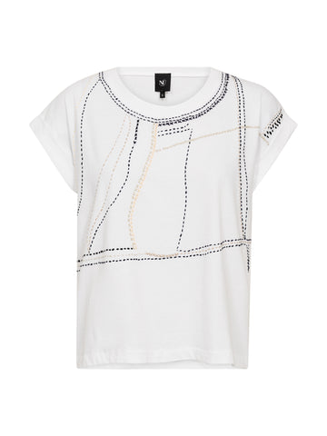 NÜ DACIA T-shirt Toppe og t-shirts 476 Navy Mix