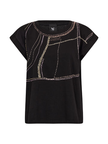 NÜ DACIA T-shirt Toppe og t-shirts Sort