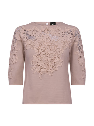 NÜ DAC Bluse strik Bluser 608 Rose