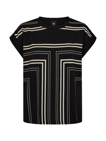 NÜ DAIMI T-shirt Toppe og t-shirts Sort