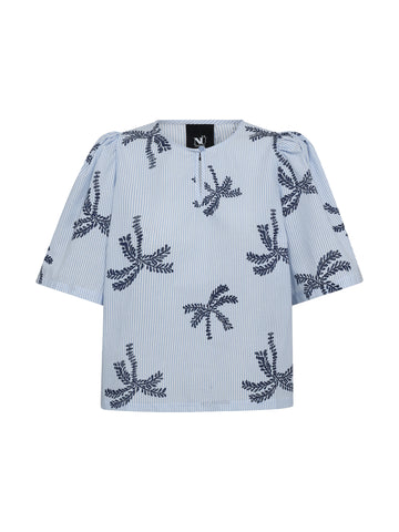 NÜ Diga Top Toppe og t-shirts 467 Blue Stripe