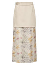 NÜ Drea Skirt Nederdele 112 Bone mix