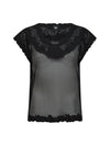 NÜ EBONI-top Toppe og t-shirts Sort