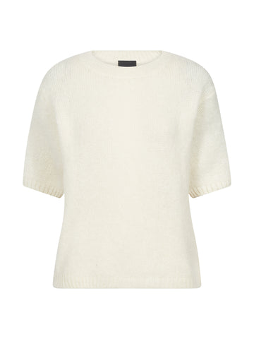 NÜ ELIZA Strikbluse Bluser 112 Bone