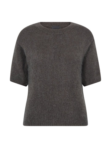NÜ ELIZA Strikbluse Bluser 289 Brown