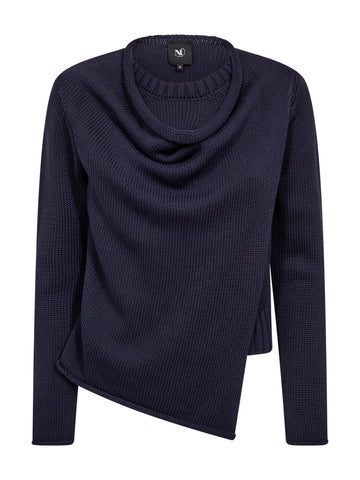 NÜ ELLA strikbluse Strik 476 Navy