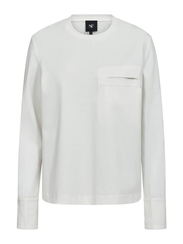 NÜ EMMA T-shirt, langærmet Toppe og t-shirts 110 Creme