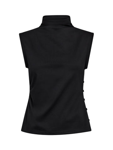 NÜ EMMA Top Toppe og t-shirts Sort
