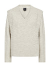 NÜ ENICE bluse i strik Strik 112 Bone