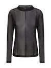 NÜ ENYA net Tee Toppe og t-shirts Sort