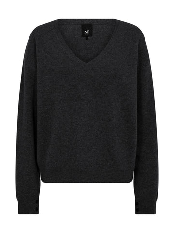 NÜ ERIKKA Bluse strik Strik Sort