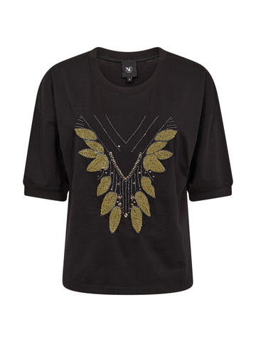 NÜ ERIN T-shirt Toppe og t-shirts Sort